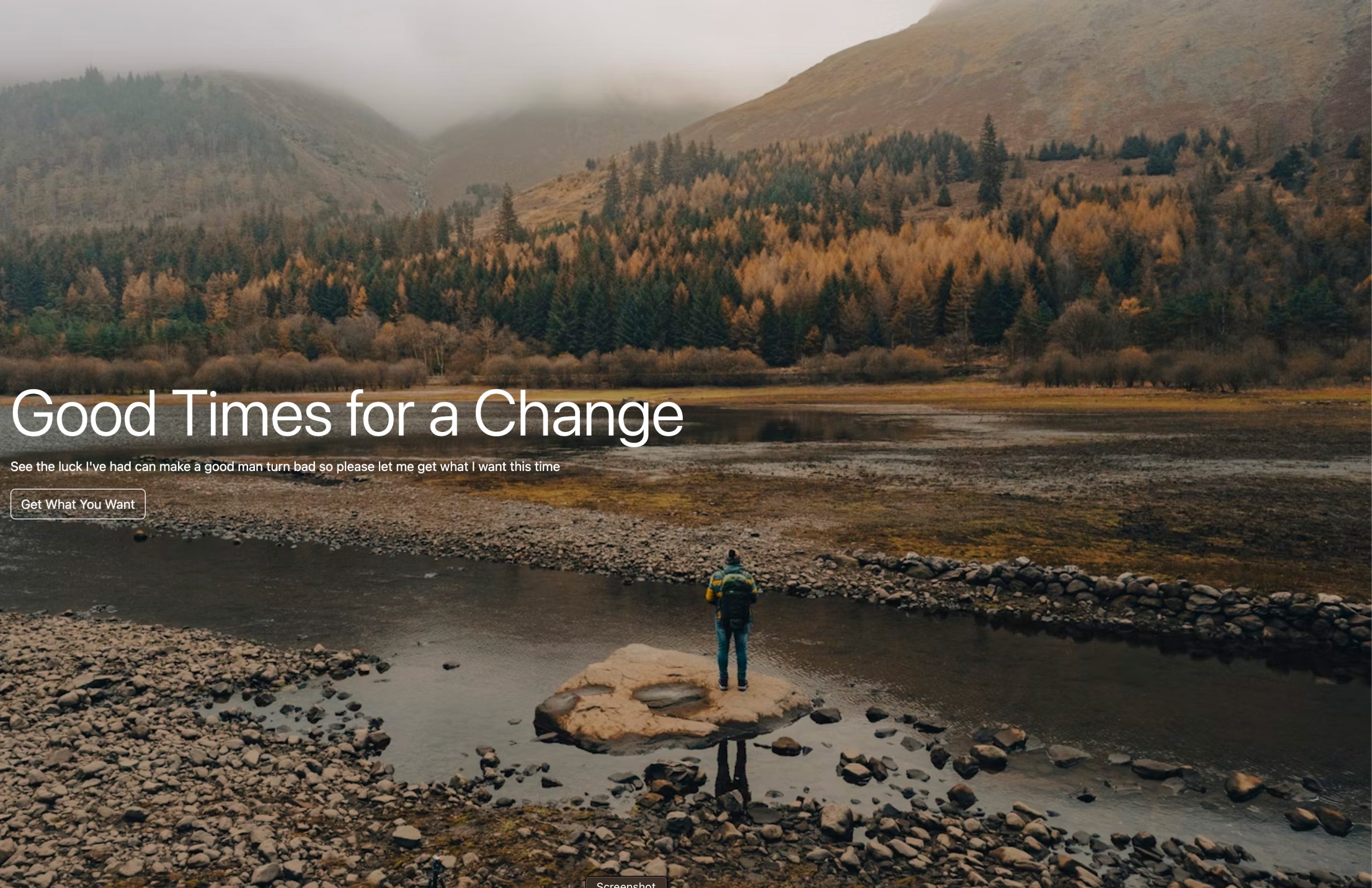 Bootstrap 5 Hero Image and Text preview